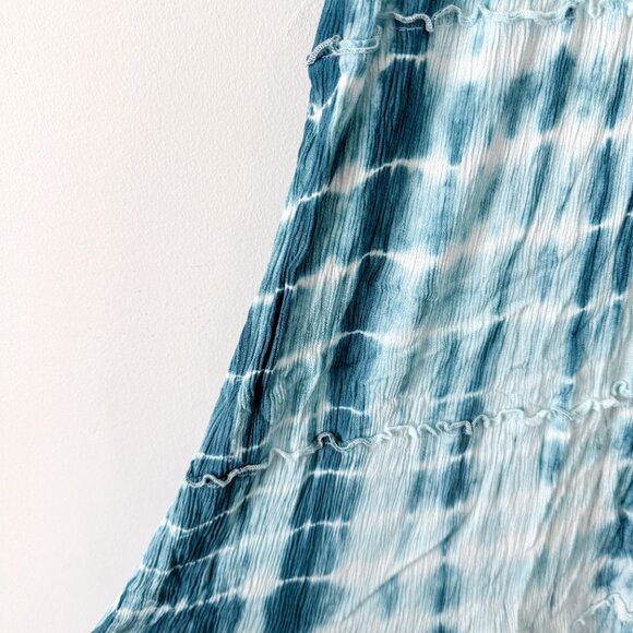 Torrid Teal Tie-Dye Maxi Duster Cardigan – 2X - Picture 4 of 8